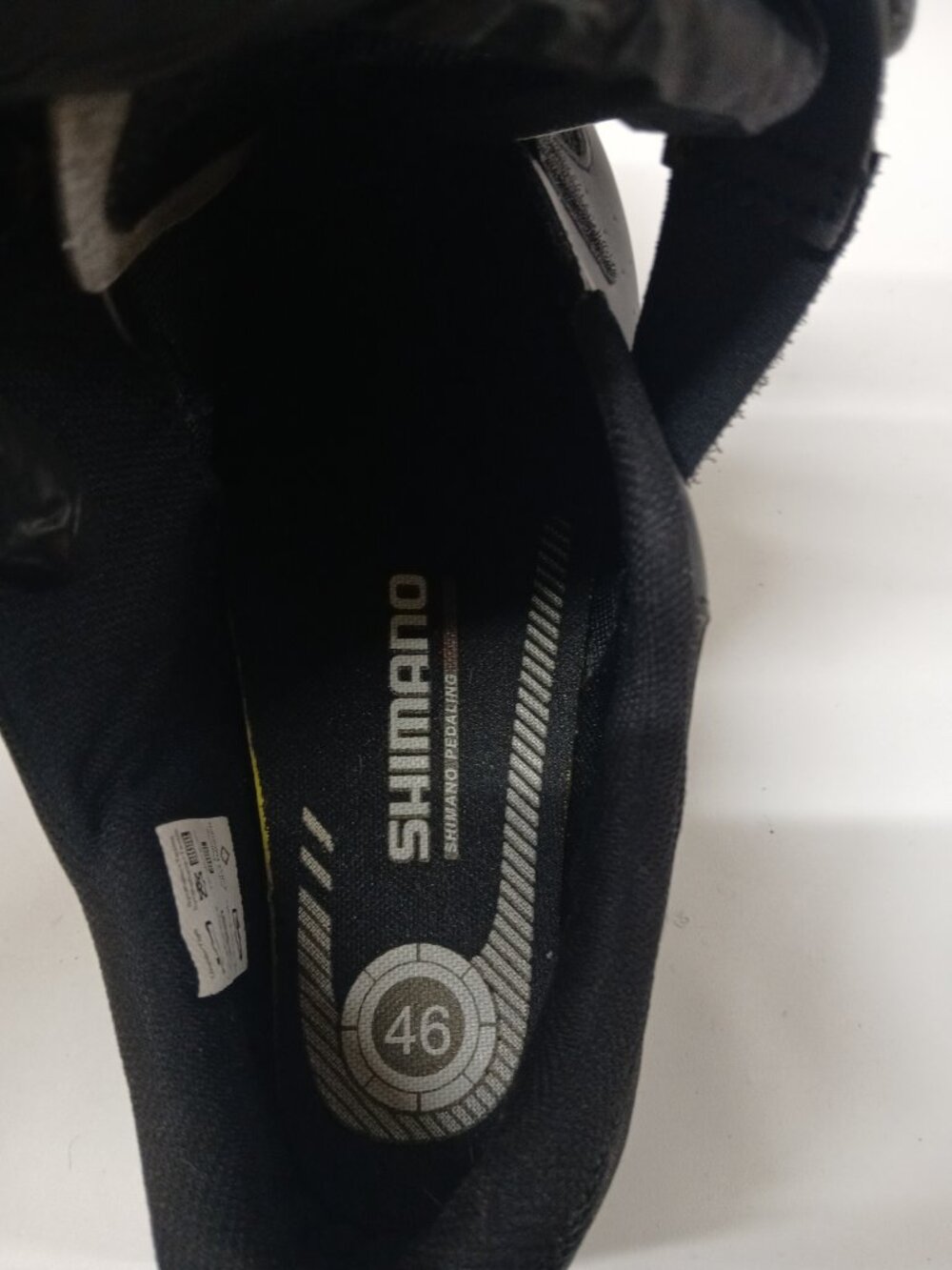 Shimano SH-RP1 Road Cycling Shoes Black EU 46 (US 11.2) SPD-SL Cleats - Picture 15 of 15
